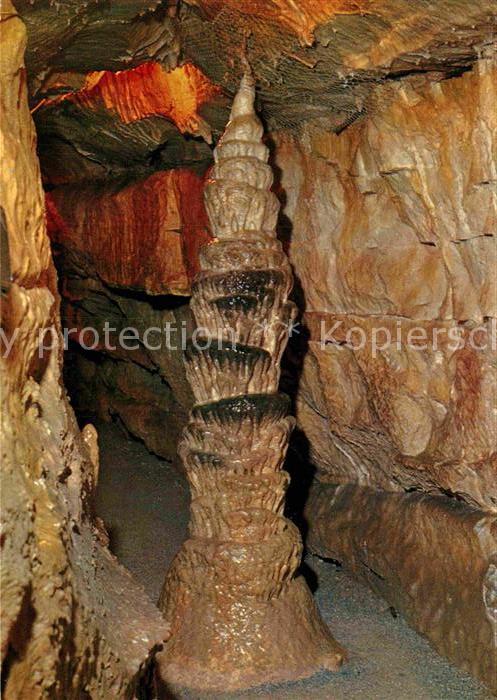 Hoehlen Caves Grottes Bing-Höhle Streitberg Riesensäule