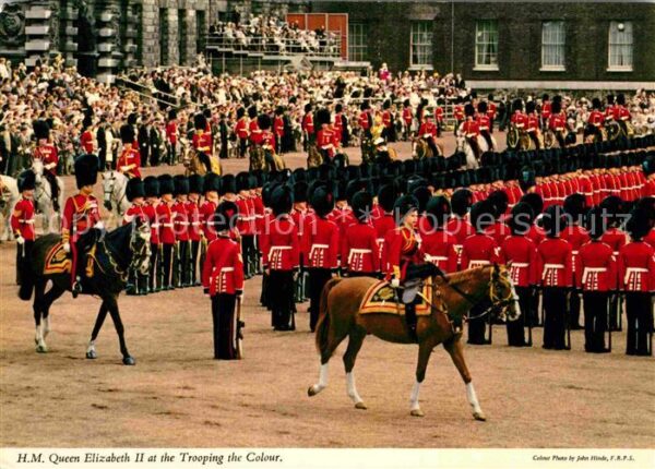 Leibgarde Wache Queen Elizabeth II. Trooping of the Col