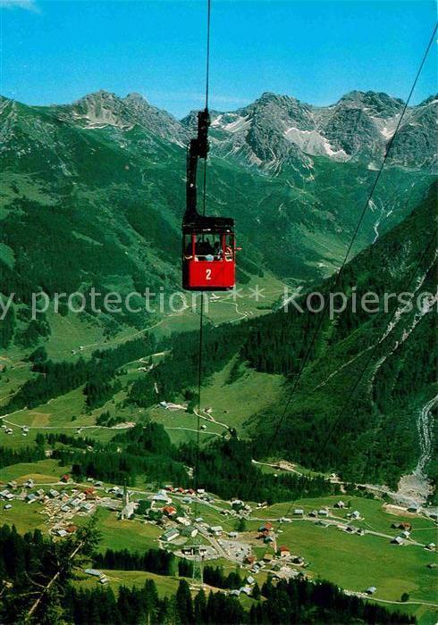 Seilbahn Walmendingerhorn Kleinwalsertal Mittelb