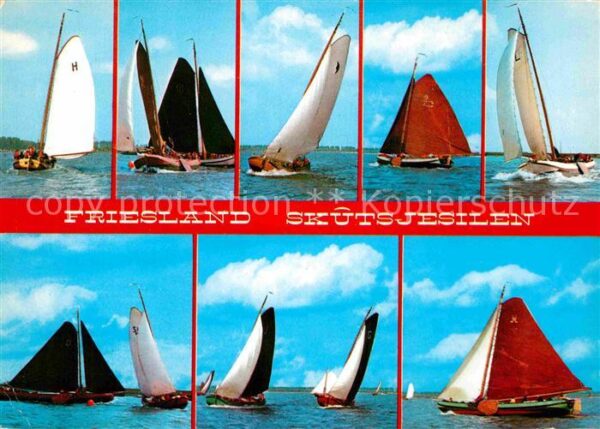 Segelboote Friesland Skutsjesilen