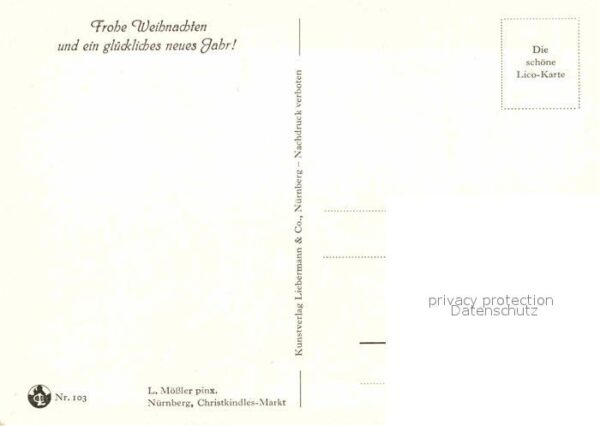 Moessler L. Nürnberg Christkindles-Markt – Bild 2