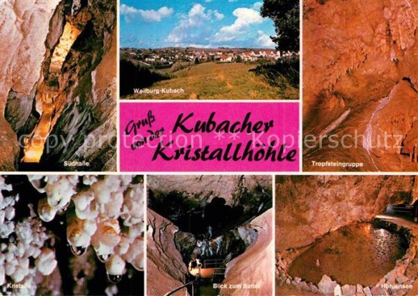 Hoehlen Caves Grottes Weilburg-Kubach Kristallhöhle Höhlensee