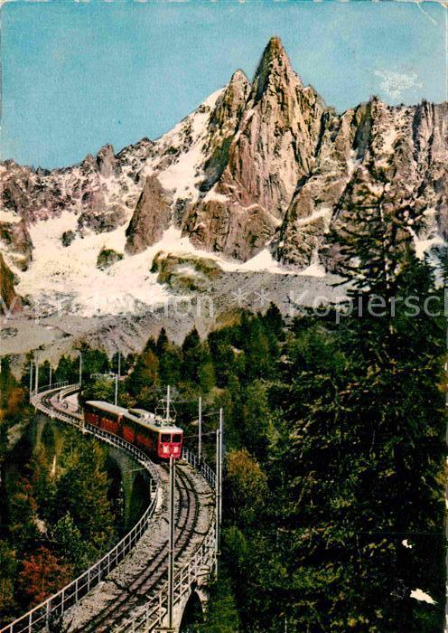 Eisenbahn Train de Montenvers Aiguille du Dru