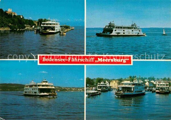 Faehre Ferry Bac Traghetto-- Bodensee Fährschiff Meersburg