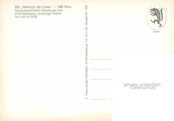 Motorschiffe MS Heinrich der Löwe Ratzeburg – Bild 2