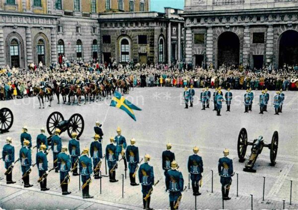 Leibgarde Wache Stockholm Vaktparaden