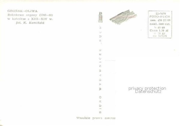 Kirchenorgel Gdansk Oliwa – Bild 2