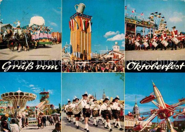 Oktoberfest Riesenrad Karussell Parade