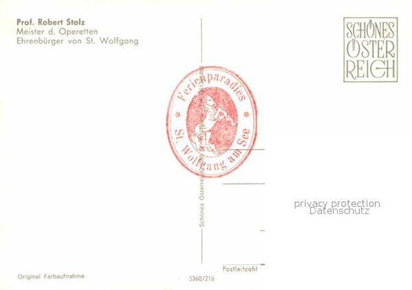 Persoenlichkeiten Robert Stolz St. Wolfgang am See – Bild 2