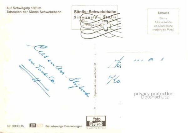 Seilbahn Säntis Schwägalp Talstation – Bild 2