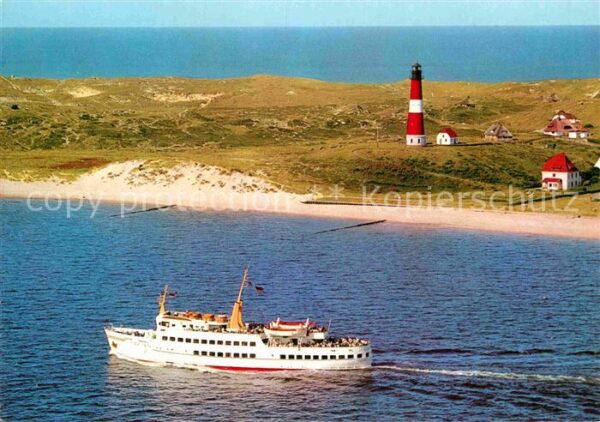 Schiffe Ships Navires Hörnum Leuchtturm
