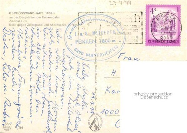 Gschoesswandhuette Zillertal Zillergrund Ahornspitze – Bild 2