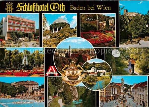Baden Wien Schlosshotel Oth Schwimmbad Panorama