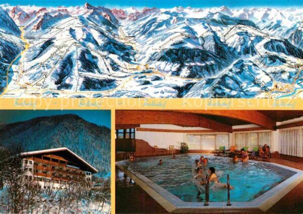 Flachau Hotel Restaurant Forellenhof Winterpano