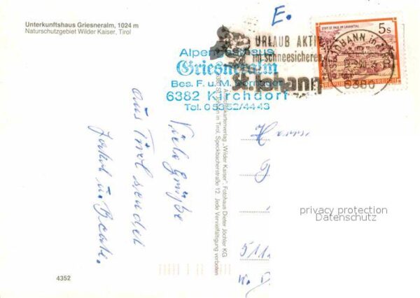Wilder Kaiser Unterkunftshaus Griesneralm – Bild 2