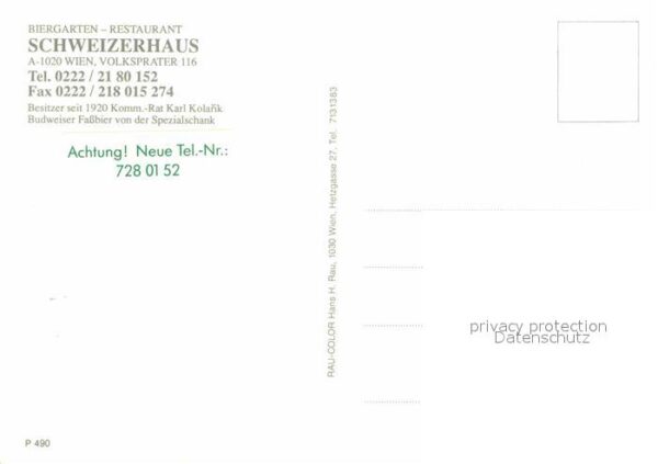 Wien Restaurant Schweizerhaus Biergarten – Bild 2