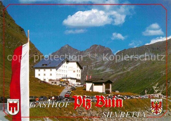 Silvretta-Hochalpenstrasse Gasthaus Piz Buin Bieler Höhe