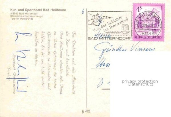 Bad Mitterndorf Therme Moor Kur Sporthotel – Bild 2