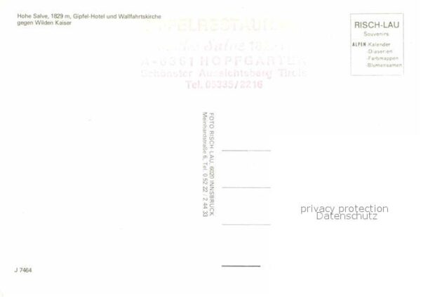 Hopfgarten Brixental Hohe Salve Gipfel Hotel Wallfahrtskirch – Bild 2