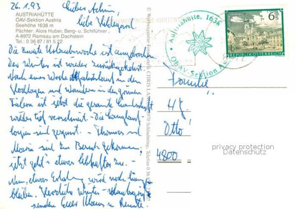 Ramsau Dachstein Steiermark Austriahütte Alpinmuseum Hüttenwirt Loi – Bild 2