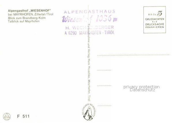 Mayrhofen Zillertal Alpengasthof Wiesenhof Brandberg Kolm – Bild 2
