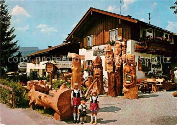 Oberstdorf Zierbrunnenschnitzerei