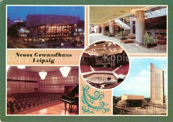Leipzig Neues Gewandhaus Hochhaus Uni Leipzig