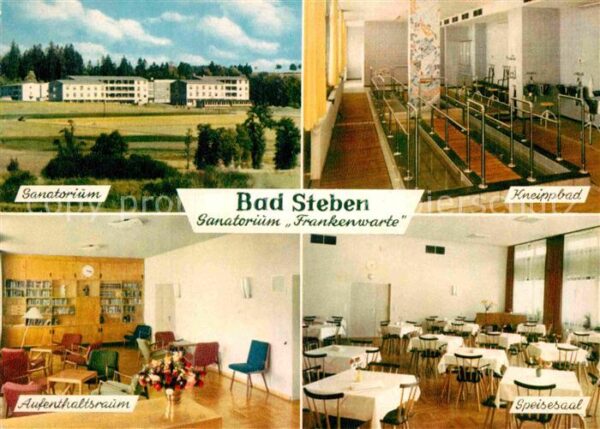 Bad Steben Sanatorium Kneippbad Aufenthaltsraum Sp