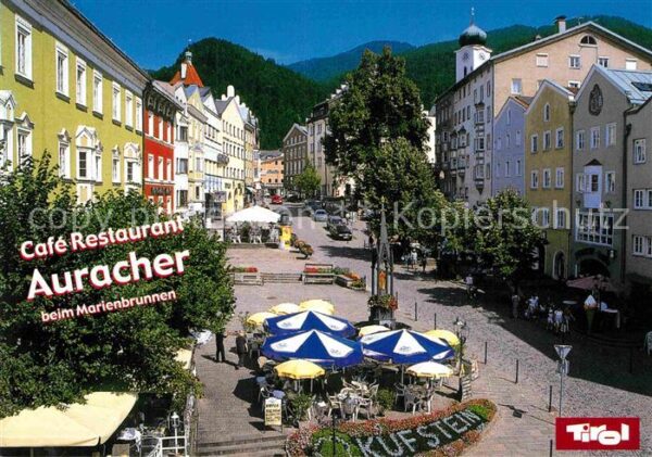 Kufstein Tirol Cafe Restaurant Auracher Marienbrunnen