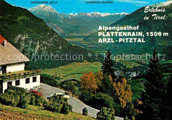 Arzl Pitztal Alpengasthof Plattenrain