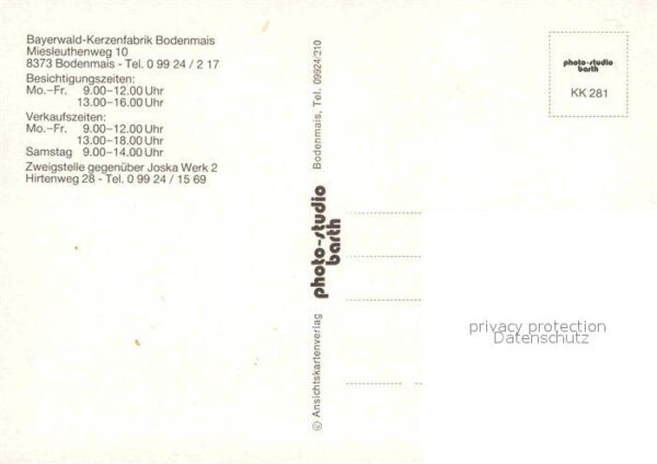 Bodenmais Bayerwald Kerzenfabrik – Bild 2