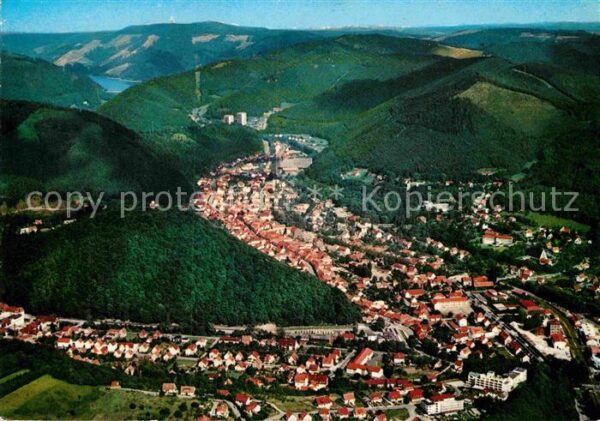 Lauterberg Bad Fliegeraufnahme Odertalsperre