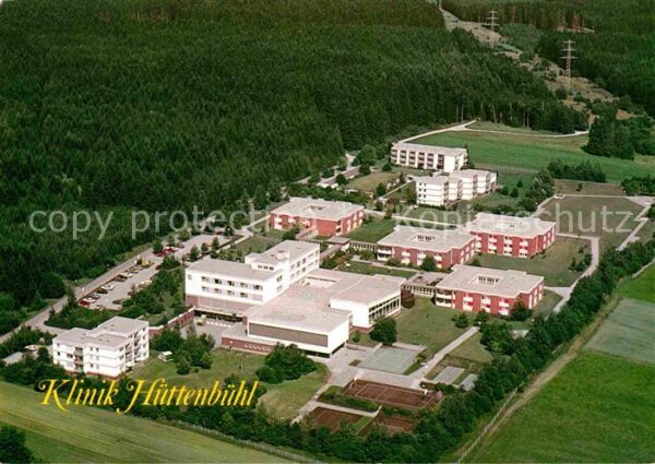 Bad Duerrheim Fliegeraufnahme Klinik Hüttenbühl BfA