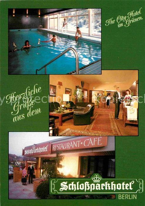 Berlin Schlossparkhotel Restaurant Cafe Hallen