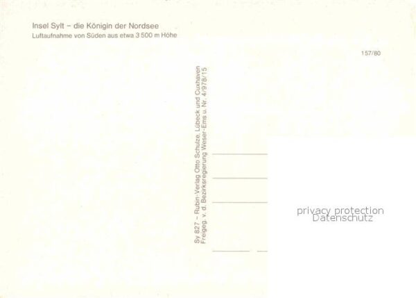 Insel Sylt Fliegeraufnahme – Bild 2