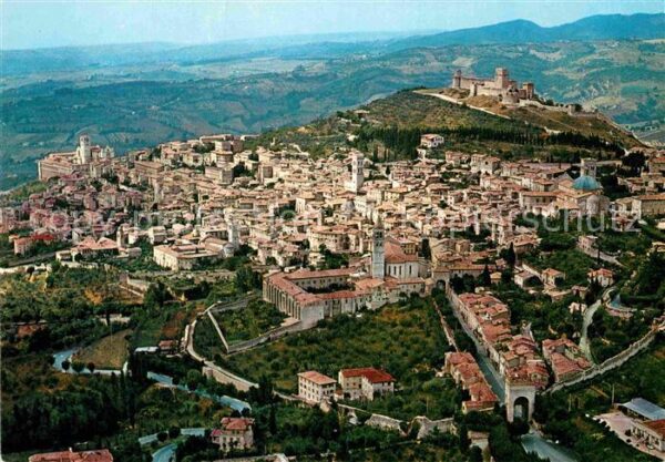Assisi Umbria Fliegeraufnahme