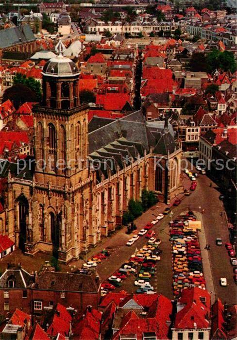 Deventer Fliegeraufnahme Grote of Lebuinuskerk