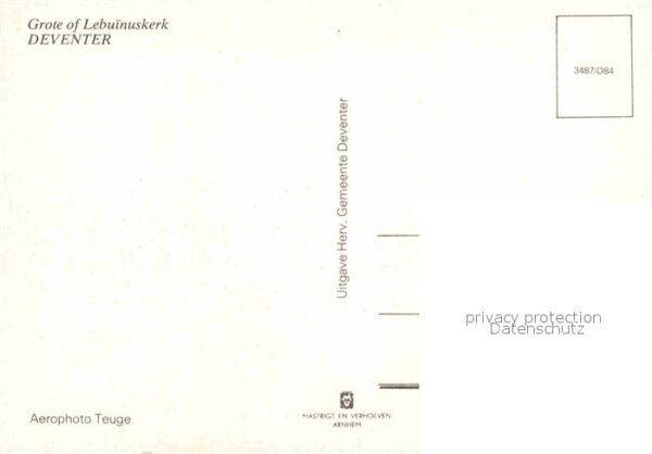 Deventer Fliegeraufnahme Grote of Lebuinuskerk – Bild 2