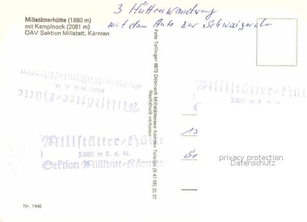 Millstatt Millstaettersee Millstätterhütte Kamplnock – Bild 2