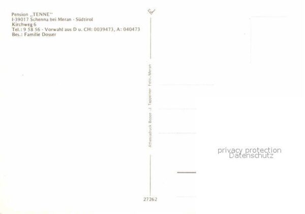 Schenna Meran Pension Tenne – Bild 2