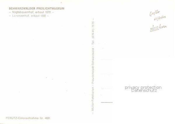 Gutach Schwarzwald Freilichtmuseum Vogtsbauernhof Lorenzen – Bild 2