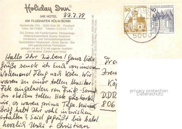 Koeln Rhein Holiday Inn Fliegeraufnahme – Bild 2