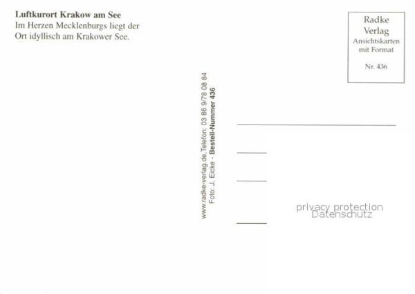 Krakow See Fliegeraufnahme – Bild 2