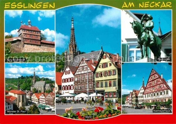 Esslingen Neckar Fachwerk Marktplatz Münster