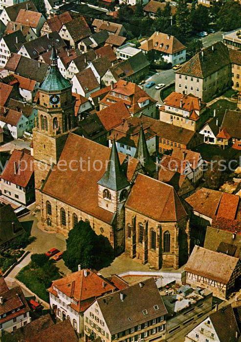 Weil der Stadt Fliegeraufnahme Katholische Stadtkirche