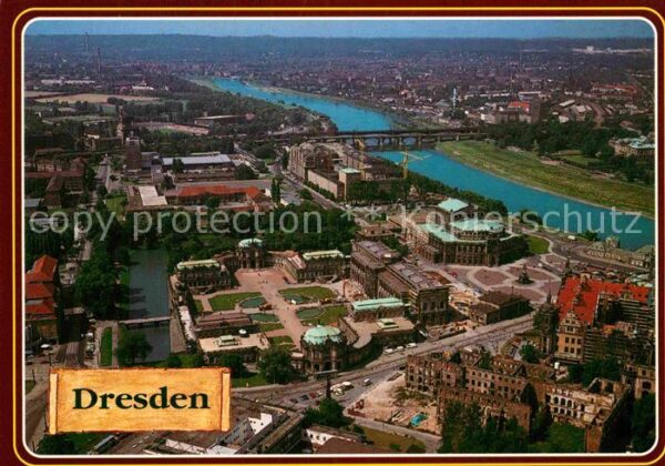 Dresden Fliegeraufnahme