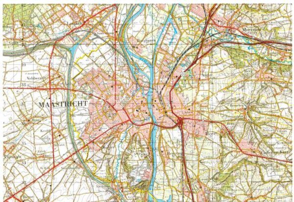 Maastricht Topografische Karte