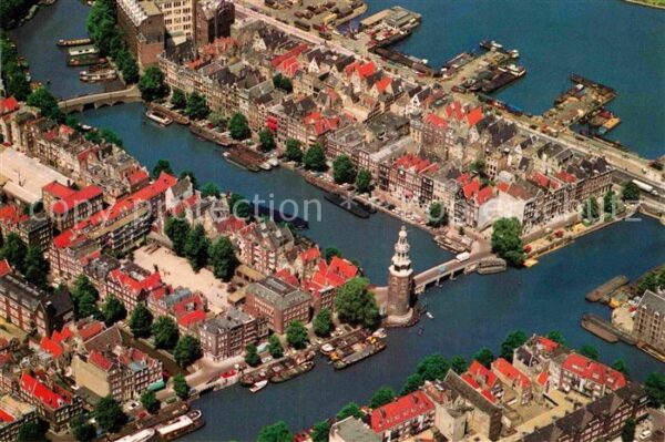 Amsterdam Niederlande Fliegeraufnahme