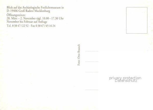 Gross Raden Fliegeraufnahme Archäologisches Freilic – Bild 2