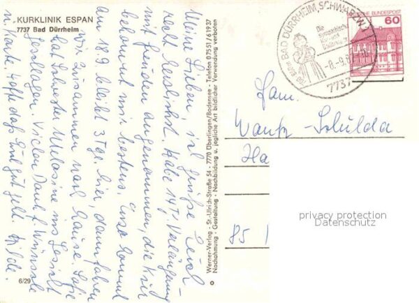 Bad Duerrheim Kurklinik Espan – Bild 2